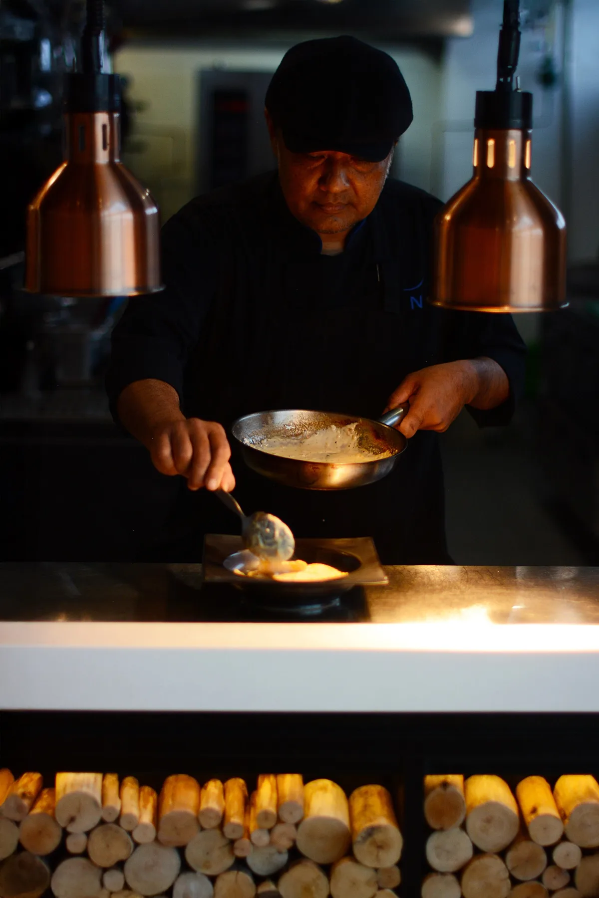Plating under the copper lamps