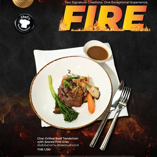 🥩 “CRAFTED BY FIRE” เปิดประสบการณ์ความอร่อยเหนือระดับกับ “เนื้อสันในย่างถ่านเสิร์ฟพร้อมฟัวกราส์” หอมกลิ่นถ่าน เนื้อนุ่ม